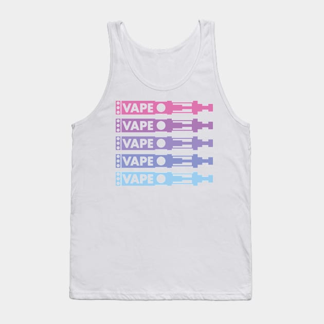 Vape the Wave - Aesthetics Tank Top by DankSpaghetti